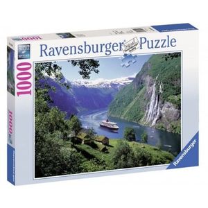 Puzzle fiord norvegian 1000 piese imagine