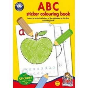 Carte de colorat cu activitati in limba engleza si abtibilduri ABC imagine