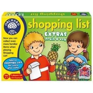 Joc educativ in limba engleza Lista de cumparaturi Fructe si legume imagine