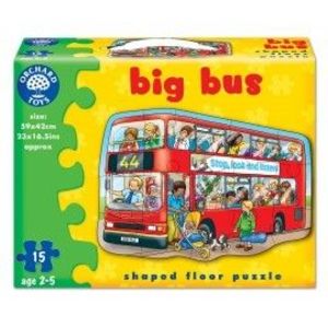 Puzzle de podea Autobuzul (15 piese) BIG BUS imagine