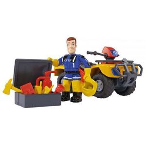 ATV Simba Fireman Sam, Sam Mercury Quad cu figurina Sam si accesorii imagine