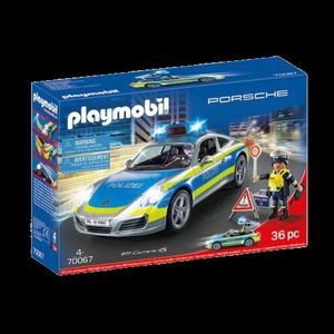 Porsche politie 911 carrera 4s PM70067 Playmobil imagine