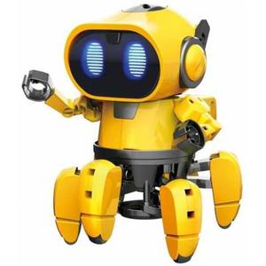 Robotul Tibo, Jucarie Stem usor de construit, 8 ani+ , robot cu 6 picioare, Foolow-me, Explorator, Buki France Sciences imagine