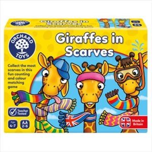Joc educativ Girafe cu Fular GIRAFFES IN SCARVES imagine