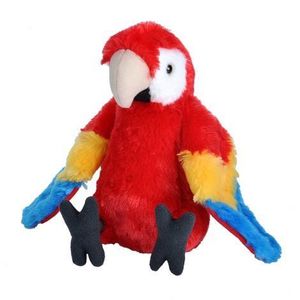 Papagal Macaw Stacojiu - Jucarie Plus Wild Republic 20 cm imagine