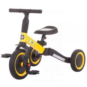 Tricicleta si bicileta Chipolino Smarty 2 in 1 yellow imagine