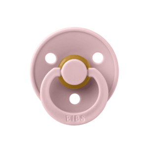 Suzeta Colour Latex BIBS Pink Plum, tetina rotunda, 6 luni + imagine