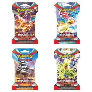 Pokemon TCG - Obsidian Flames Sleeved Booster - mai multe modele | The Pokemon Company imagine