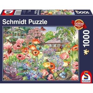 Puzzle 1000 piese - Blooming Garden | Schmidt imagine