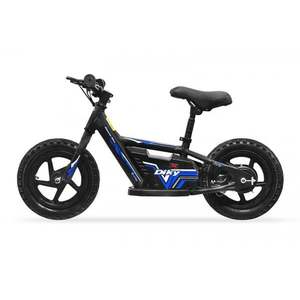 Bicicleta electrica fara pedale, Nitro Bike DIKY 180W 24V Lithium , Roti 12 inch, Albastru imagine