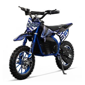 Motocicleta electrica NITRO Eco Fossa 1000W 36V cu limitator viteza, culoare albastra imagine