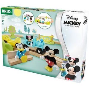 Set din lemn Brio - Tren Mickey Mouse imagine