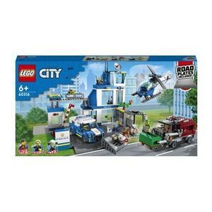 Lego City - Sectie de politie si masini imagine