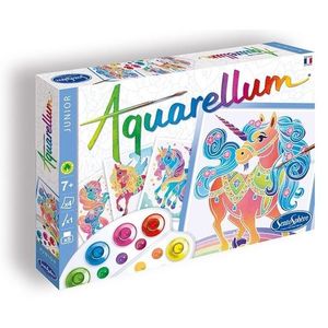 Set creativ - Aquarellum Junior - Unicorni | Sentosphere imagine