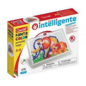 Quercetti FantaColor - Joc mozaic portabil, 60 piese imagine
