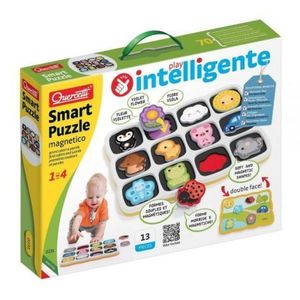 Joc Smart Puzzle - Primele culori si cuvinte, 1-4 ani, Quercetti Q00231 imagine