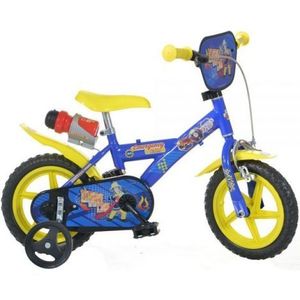 Bicicleta copii 12inch, pentru copii 3-5 ani, fireman sam 123GL-SIP Dino Bikes imagine