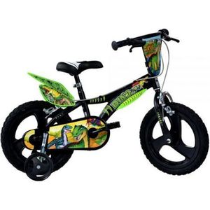 Bicicleta copii 14inch, pentru copii 4-7 ani, dinosaur 614L-DS Dino Bikes imagine