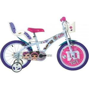 Bicicleta copii 16inch, pentru copii 6-8 ani, lol 616G-LOL Dino Bikes imagine