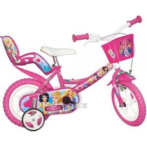 Bicicleta copii 12inch, pentru copii 3-5 ani, princess 124RL-PRI Dino Bikes imagine