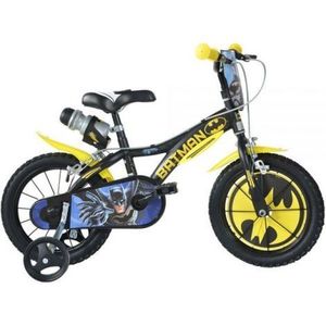 Bicicleta copii 14inch, pentru copii 4-7 ani, batman 614-BT Dino Bikes imagine
