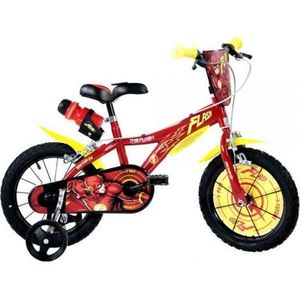 Bicicleta copii 14inch, pentru copii 4-7 ani, flash 614-FH Dino Bikes imagine