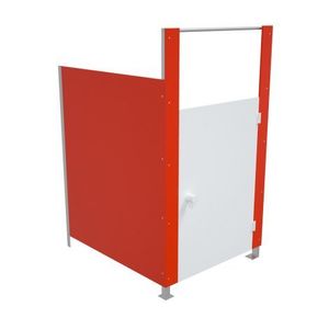 Modul aditional pentru toaleta modulara cu separatoare, fara usa, culoarea rosu, pentru copii imagine
