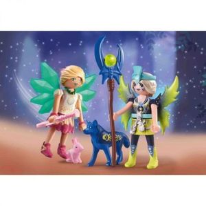 Playmobil - Crystal Fairy Si Moon Fairy Cu Animalute De Suflet imagine