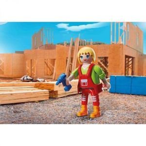 Playmobil - Figurina Femeie Muncitor imagine