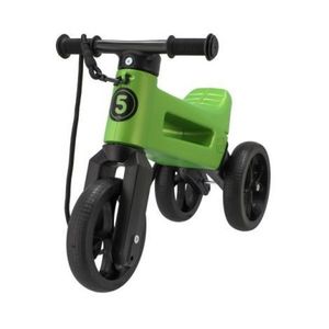 Bicicleta fara pedale Funny Wheels Rider SuperSport 2 in 1 Metallic Green imagine