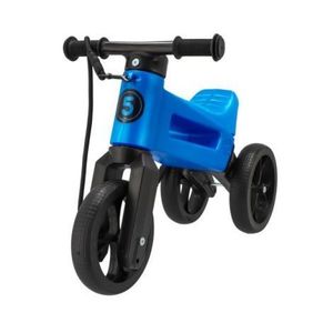 Bicicleta fara pedale Funny Wheels Rider SuperSport 2 in 1 Metallic Blue imagine