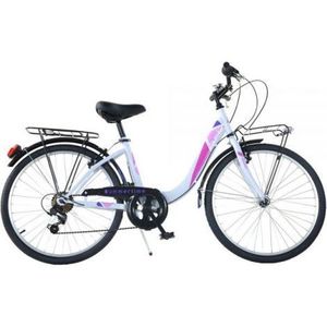 Bicicleta Dino Bikes 24' City Summertime alb imagine