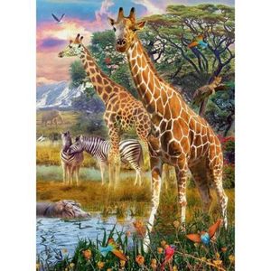 Puzzle Girafe In Africa, 150 Piese imagine