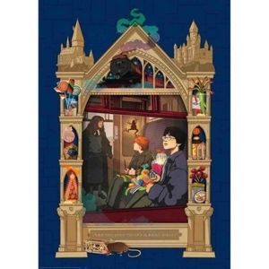 Puzzle Harry Potter Catre Hogwarts, 100 Piese imagine