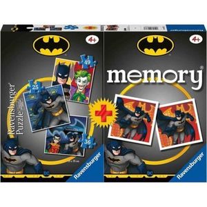 Puzzle + Joc Memory Batman, 25 36 49 Piese imagine