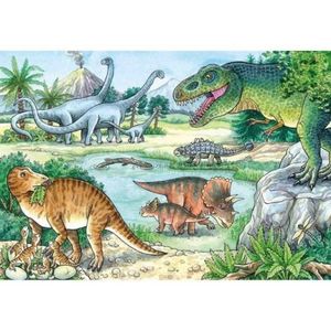 Puzzle Dinozauri, 2X24 Piese imagine