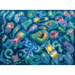 Puzzle Specii Marine Colorate, 500 Piese imagine