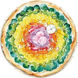Puzzle Cerc Pizza, 500 Piese imagine