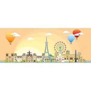 Puzzle Panorama Paris, 1000 Piese imagine
