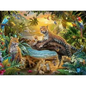 Puzzle Animale In Savana, 1500 Piese imagine