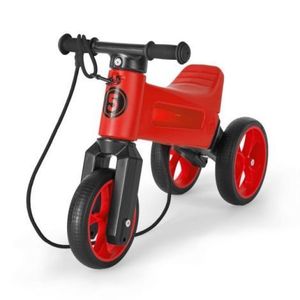 Bicicleta fara pedale Funny Wheels Rider SuperSport 2 in 1 Chilli Red imagine