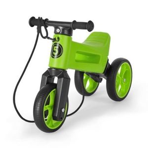 Bicicleta fara pedale Funny Wheels Rider SuperSport 2 in 1 Green Apple imagine