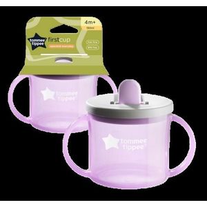 Cana Tommee Tippee First Cup, 190 ml, 4 luni +, Mov, 1 buc imagine