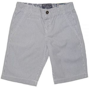 Pantaloni scurti albi cu dungi (3206), 6 ani 116 cm imagine