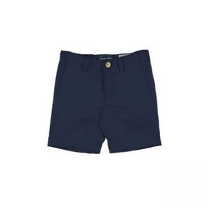 Pantaloni scurti bleumarin din in (3203), 2 ani / 92 cm imagine