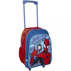 Troler pliabil Spiderman Alright cu buzunar frontal, 31x41x14 cm imagine