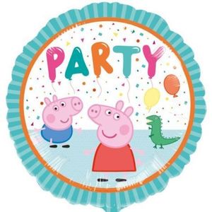 Balon folie peppa pig party 45 cm imagine