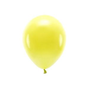 Baloane latex eco pastel galben 30 cm 10 buc imagine