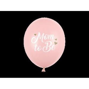 Baloane latex mom to be roz 30 cm imagine