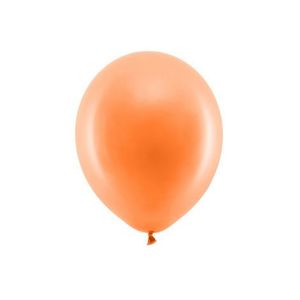 Baloane latex pastel portocaliu 30 cm 100 buc imagine